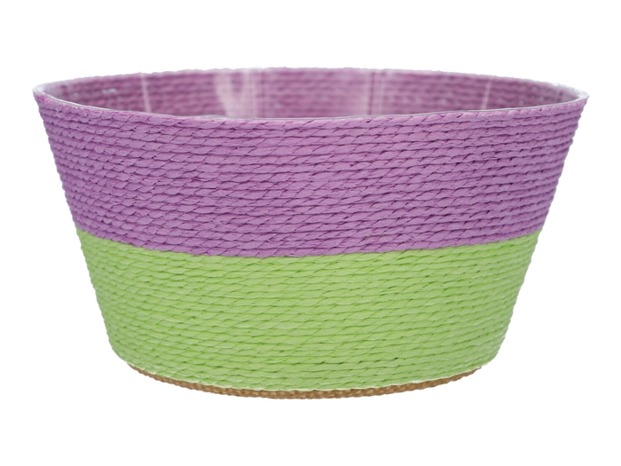 DF06-590524200 - Basket Riley Duo d19xh10 lilac/green