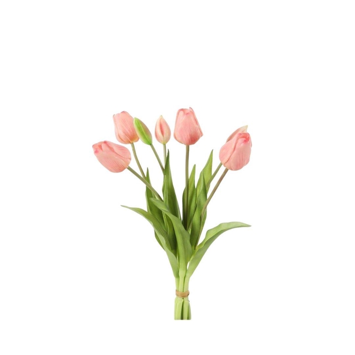 <h4>Artificial flowers Tulipa bouquet 41cm x7</h4>