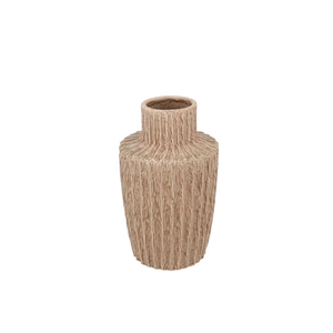 Cody Brown Vase Stripe 15x15x21cm