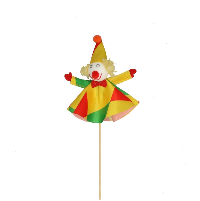 <h4>Bijsteker 50cm Clown Franny 10cm</h4>