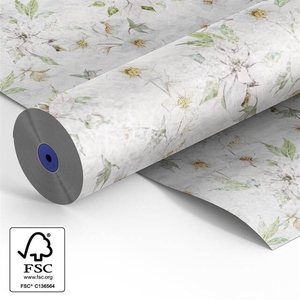 Papier rol 60cm wit kraft 40gr Helleborus 500 m.