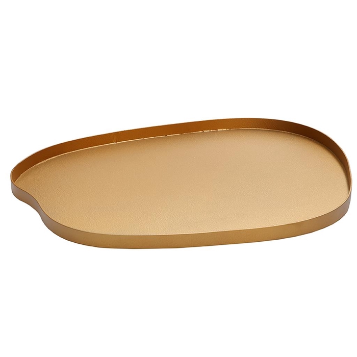<h4>Bariri M gold L50 x B40 x H2 cm  H:2 x B:- x D:3 /S: Ovaal</h4>