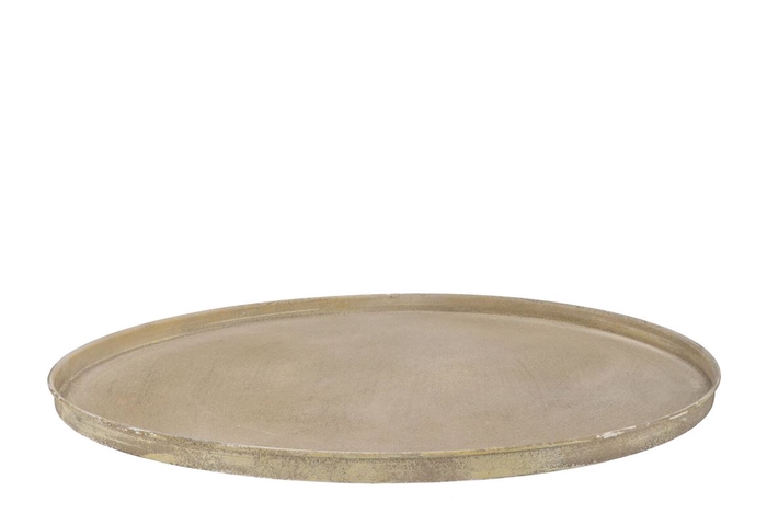 Coaster Cozy Gold Matt Tray Metal 56x2cm