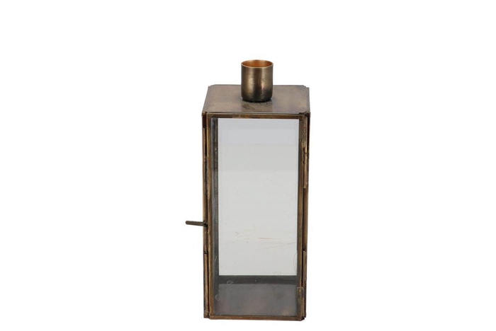 <h4>Braga Majestic Gold Candle Holder 8x8x19cm</h4>