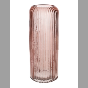 DF02-664553300 - Vase Nora d7.2/10xh25 old pink transparent