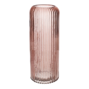 DF02-664553300 - Vase Nora d7.2/10xh25 old pink transparent