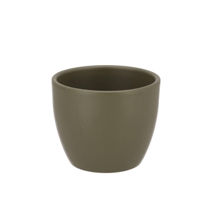 Ceramic Capers Green Matt Pot 10x8,5cm