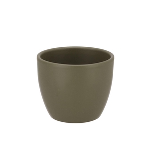 Ceramic Capers Green Matt Pot 10cm