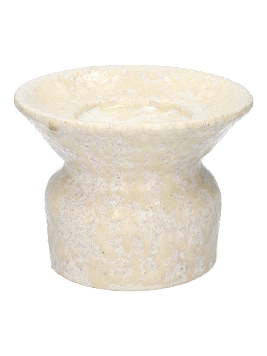 <h4>DF03-741354100 - Candle hldr Novi d12xh9 white</h4>