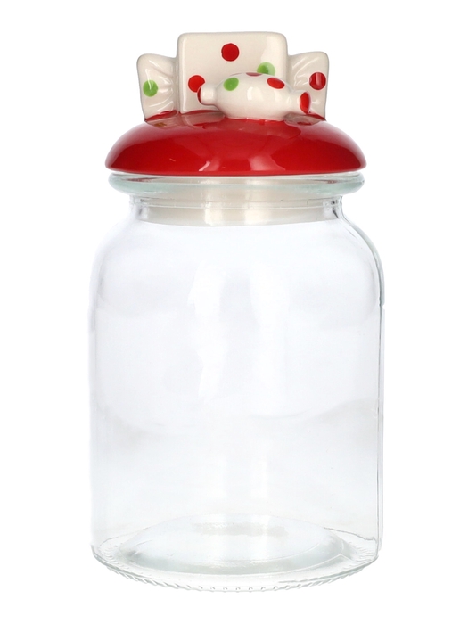 <h4>DF11-730660700 - Storage jar Jelly1 d10.9xh19.7 red</h4>