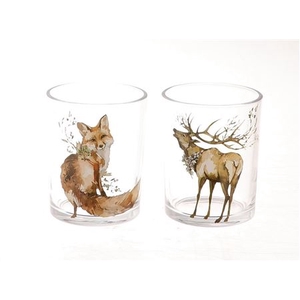 Tealight  Deer Fox 2 Ass H13D10