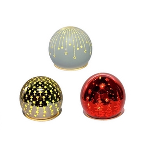 Christmas LED deco Dome d10*8.5cm