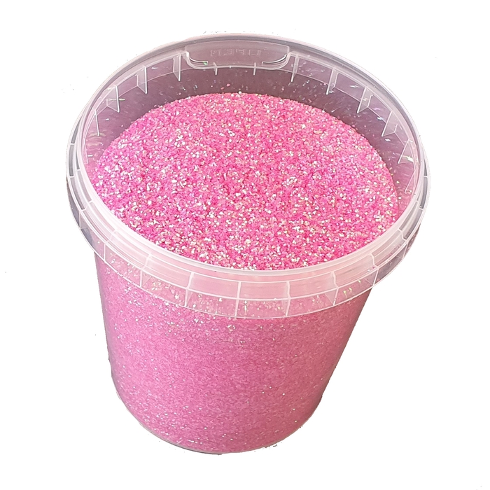 <h4>Glitters 400gr in bucket Pink Blush</h4>