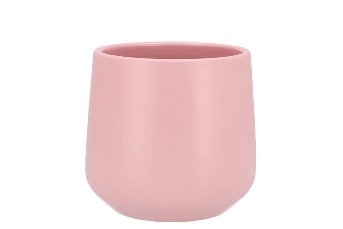 Ceramic Pink Silver Pot Orchid Berlin 14x13,5cm Nm
