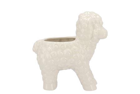 <h4>Easter Happy White Vase Sheep 19x11x20cm Nm</h4>