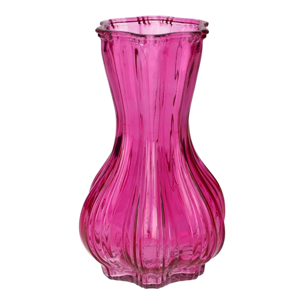 <h4>Vase Miley d9.2\\12.2xh20.5 fuchsia</h4>