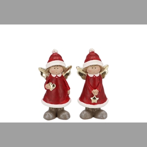 Belly Jolly Red Angel Hat 7x5x14cm