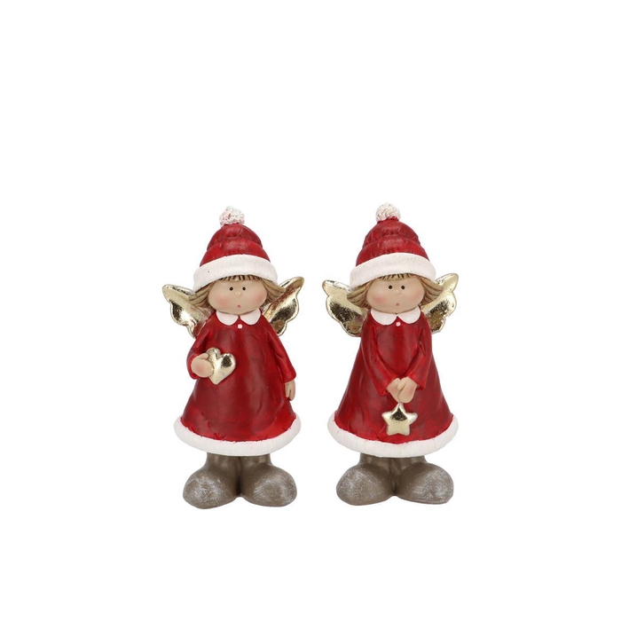<h4>Belly Jolly Red Angel Hat 7x5x14cm</h4>