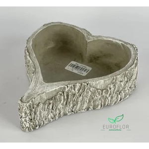 CEMENT HEART GREY 18*20,5*H5,5