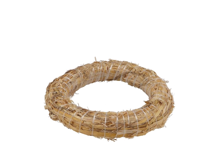 Wreath Straw D20cmxh4cm Per 10 Pc