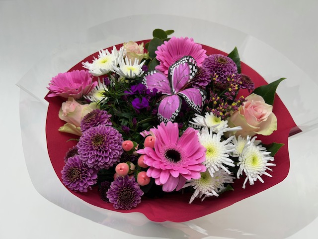 <h4>Boeket Biedermeier rose</h4>