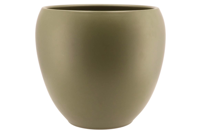 <h4>Vinci Army Green Flower Pot 31x28cm Nm</h4>