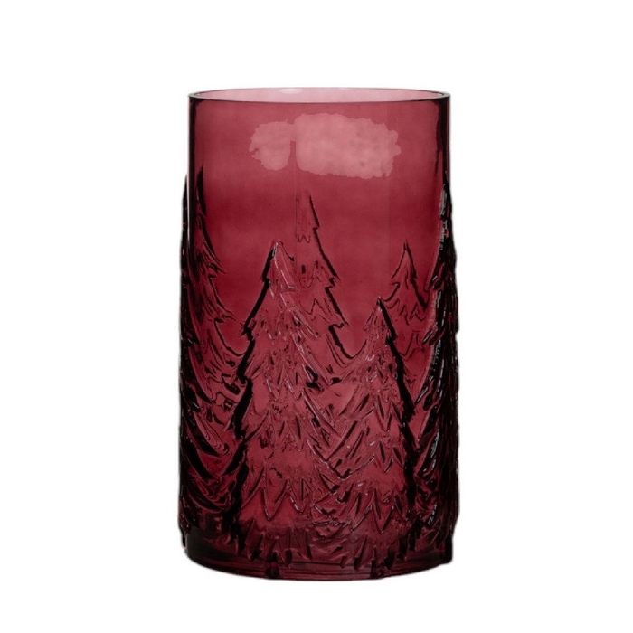 <h4>Kerst Glas cilinder Tree d16*26cm</h4>