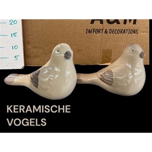 Keramiek Vogels 14x7x10