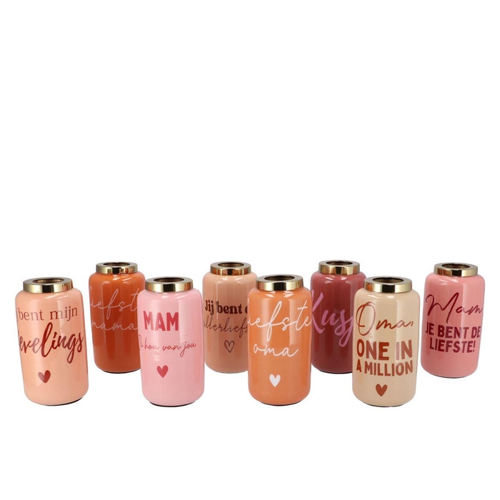 <h4>Judy Natural Mix Vase Mothersday Ass 9x9x16cm</h4>