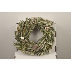 Wreath Olive Spring 25cm