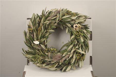 <h4>Wreath Olive Spring 25cm</h4>