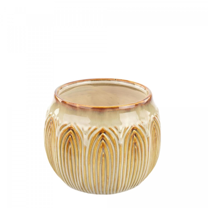 <h4>Ceramics Lotus pot d16.5*12.5cm</h4>