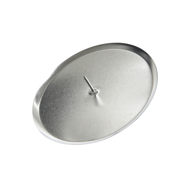 <h4>CANDLE HOLDER METAL SILVER D6CM 4pcs</h4>