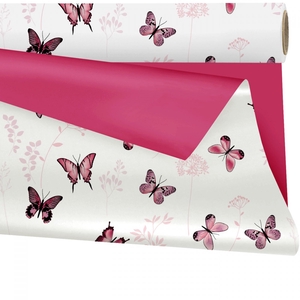 Folie Rol  80cm  25m Duo Mat Floraison