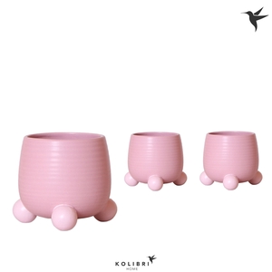 Kolibri Home Rolling pot pink 9 cm