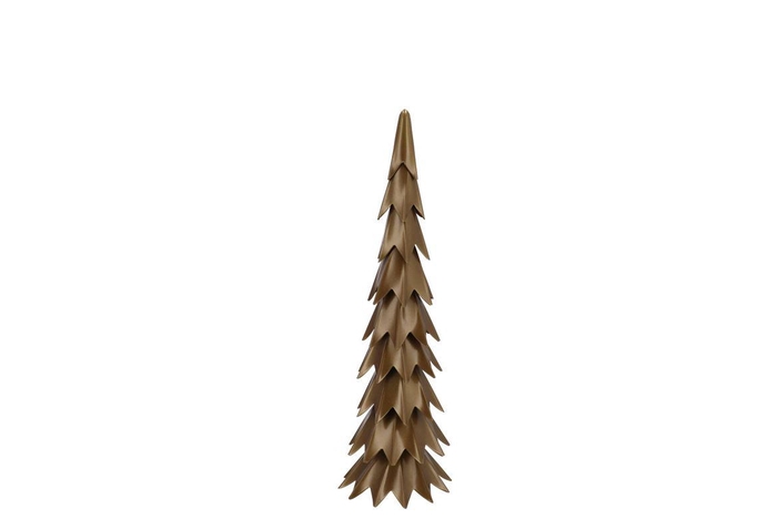 Hawley Gold X-mas Tree Deco 6x6x18cm