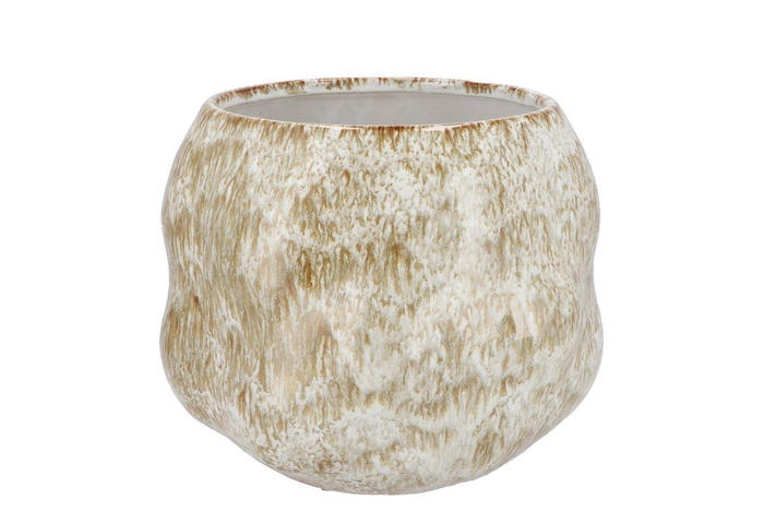 <h4>Monte White Sand Pot 20x20x16cm</h4>