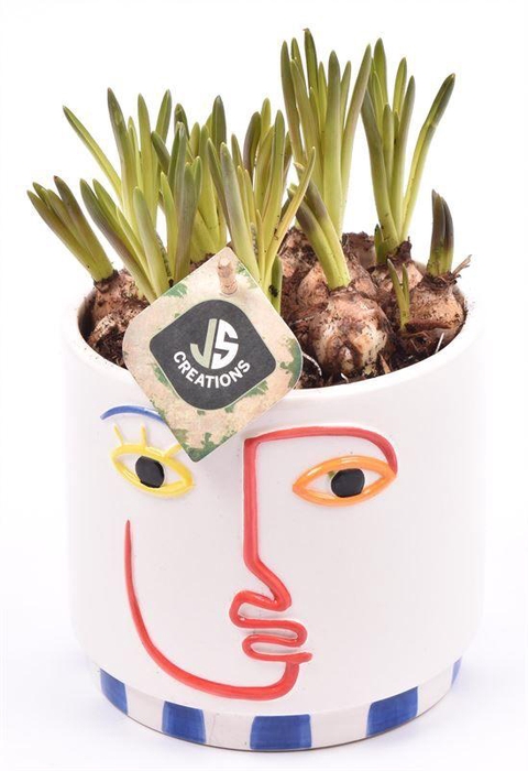 <h4>Keramiek face pot 14cm</h4>