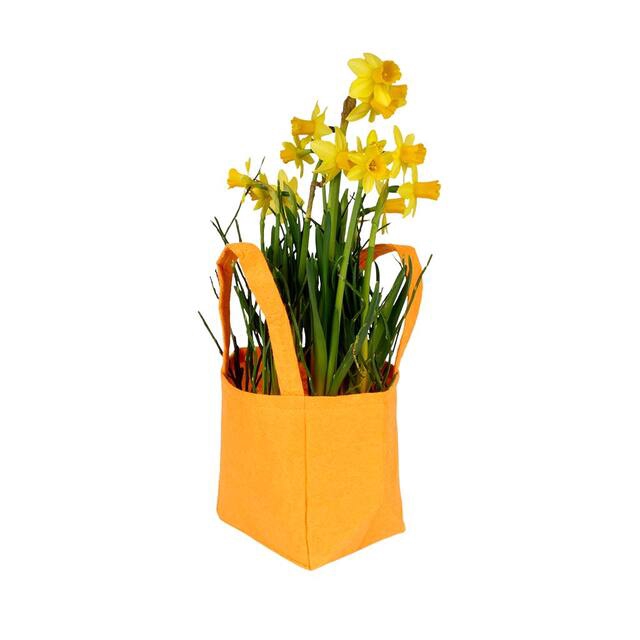 <h4>Bag Pastel felt 9.5x9xH11cm orange 20/bag</h4>