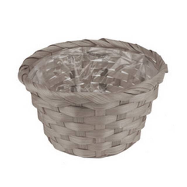 <h4>Basket Jakarta bamboo 19x9cm grey</h4>
