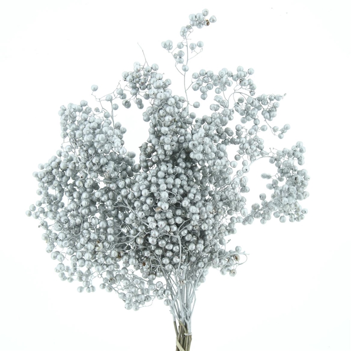 <h4>Dried Pepper Berries Silver X12</h4>