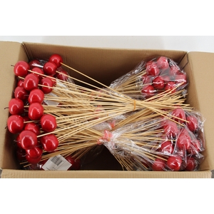 Stick Apple 5cm Red Satingloss
