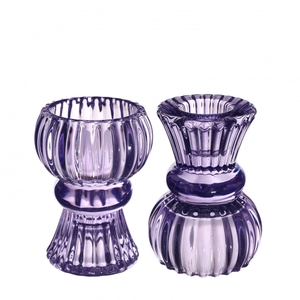 Homedeco Candle holder Duo d06*8cm