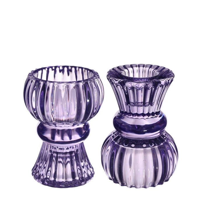 <h4>Homedeco Candle holder Duo d06*8cm</h4>