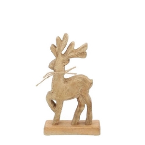 Christmas natural Deco reindeer 12*5*22cm