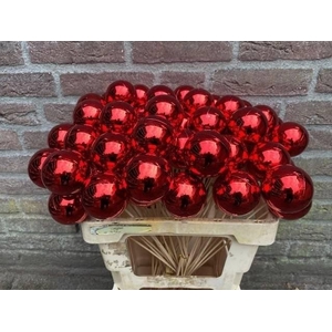 KUGEL AUF STAB H% ROT GLANZ