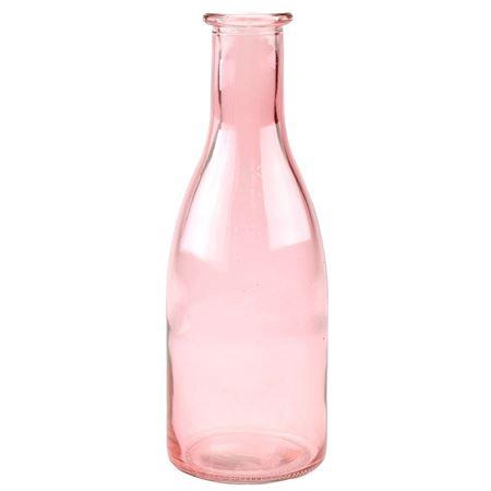 <h4>Vase Glass Pink D6xh18</h4>