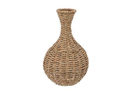 <h4>Ginny Seagrass Vase Globe 21x33cm</h4>