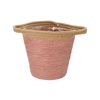 Tripoli Pink Pot Basket 23x23cm