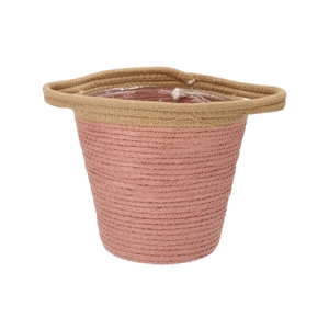 Tripoli Basket Pot Pink 23x23cm 2022 Nm